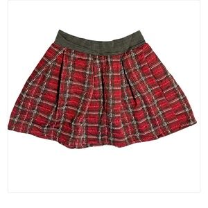 Joe B by Joe Benbasset Plaid Red & Black Mini Skirt SZ S